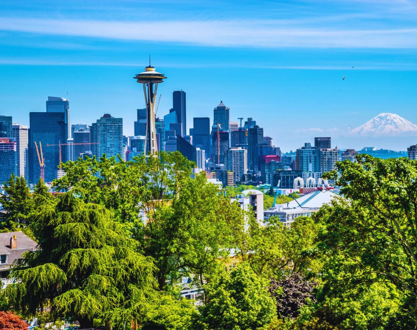 Beautiful Clear Skies, Seattle, WA