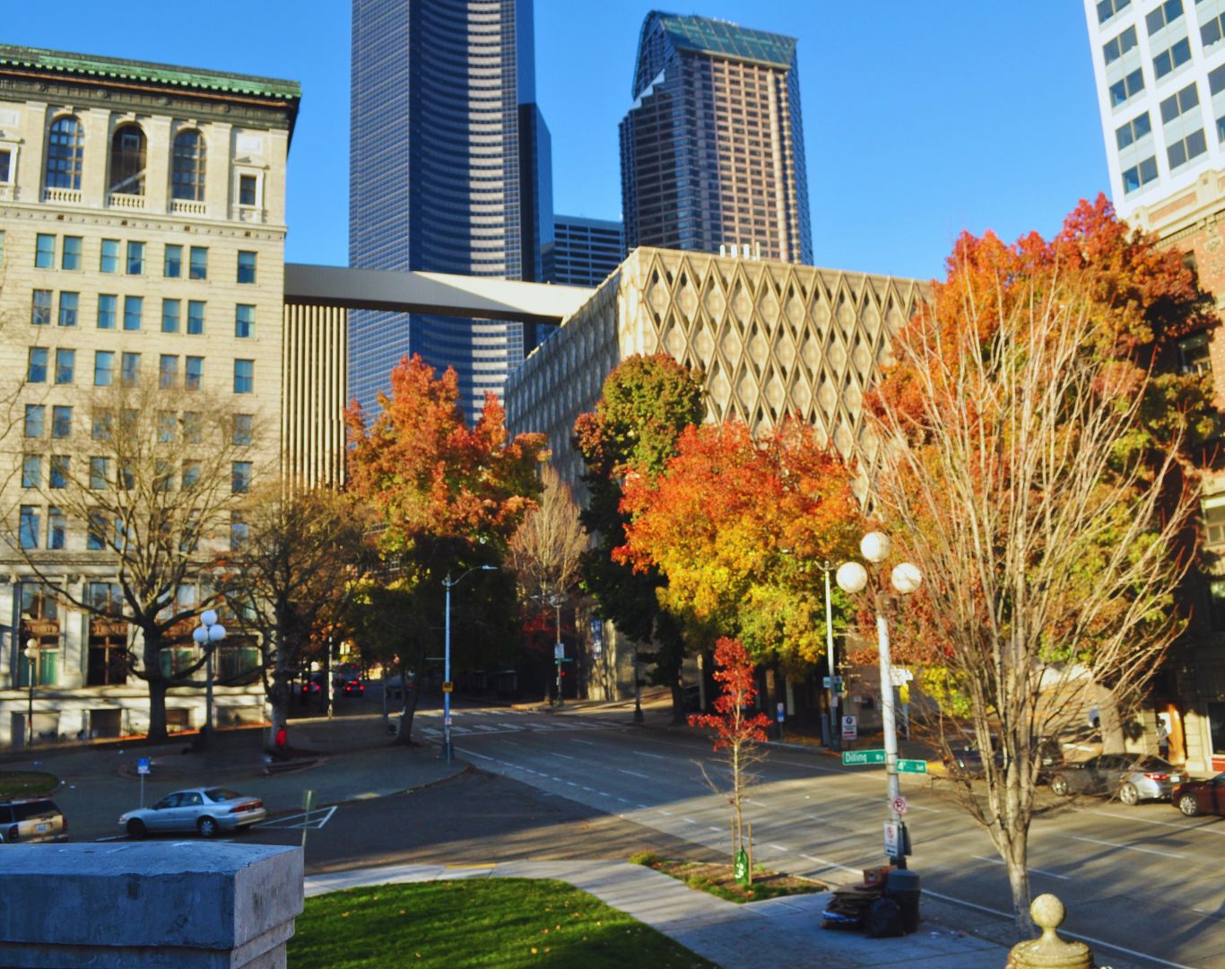 City Hall Park and King County Courthouse, King County, WA