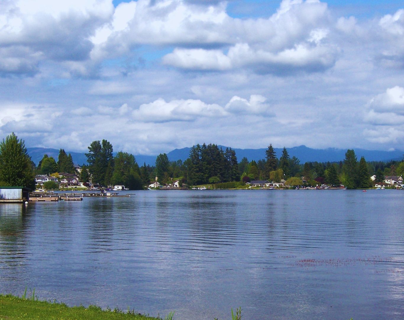 Northeast shore of lake, Lake Stevens, WA