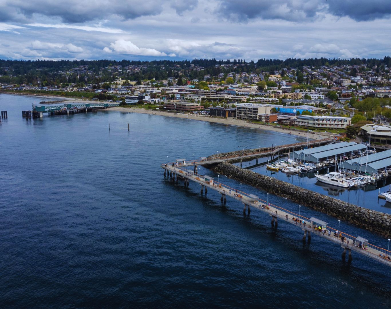 River view of Edmonds, WA​