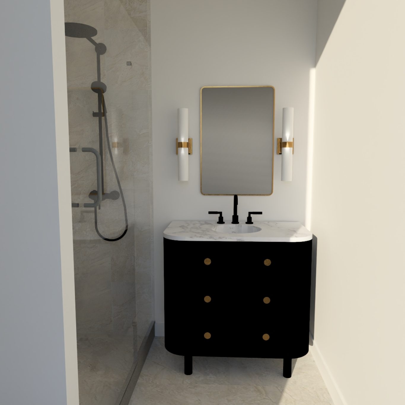 Professional bathroom remodel in Mukilteo, WA improving layout and design