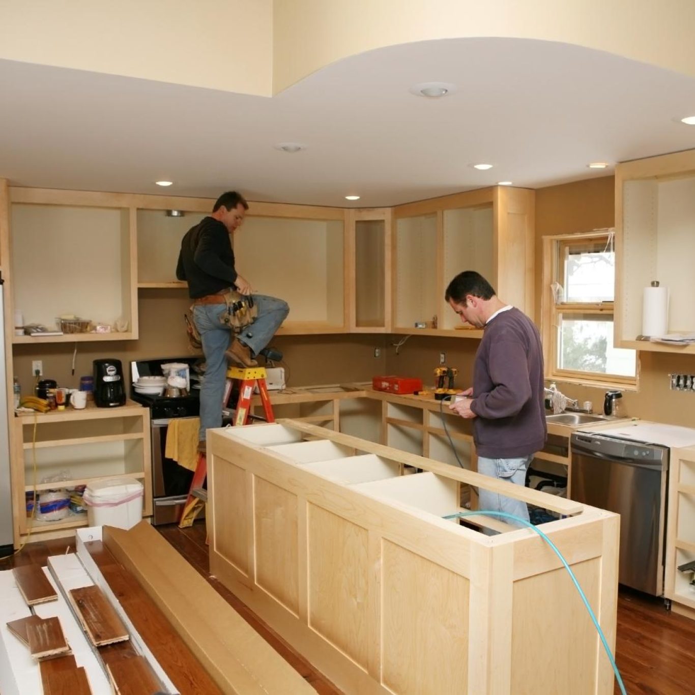 Professional kitchen remodel in Renton, WA improving layout and design