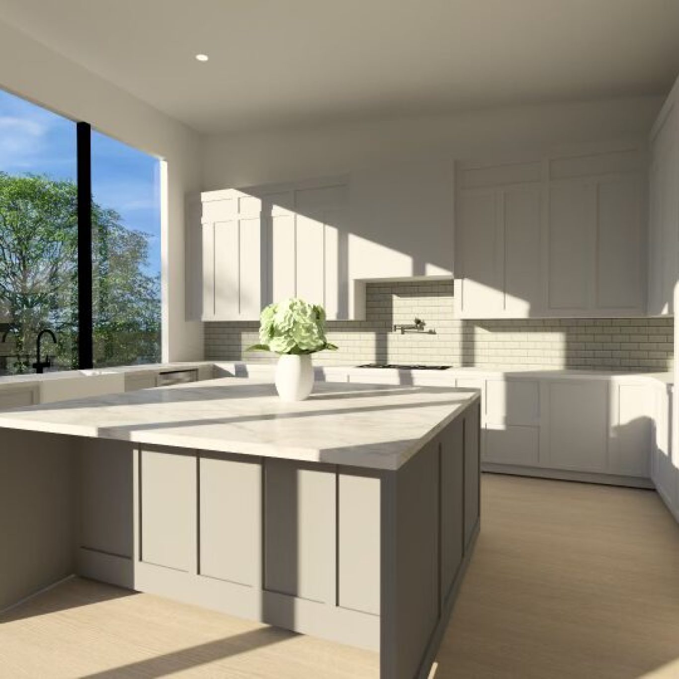 Professional kitchen remodel in The Highlands, WA enhancing layout and design
